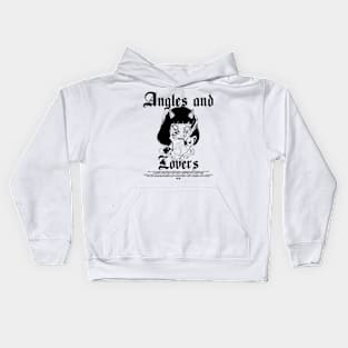 ANGELS AND LOVERS GIRL WHITE Kids Hoodie